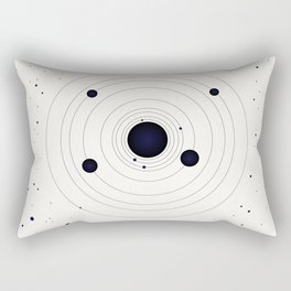 Simple Solar System Rectangular Pillow