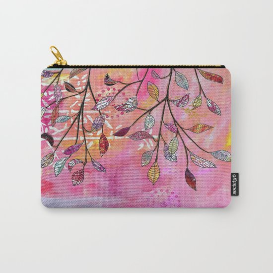 branch triptych No. 3 Carry-All Pouch
