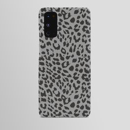 Black & Gray Leopard Print Android Case