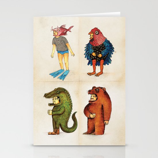 Costumes - Animalados Stationery Cards