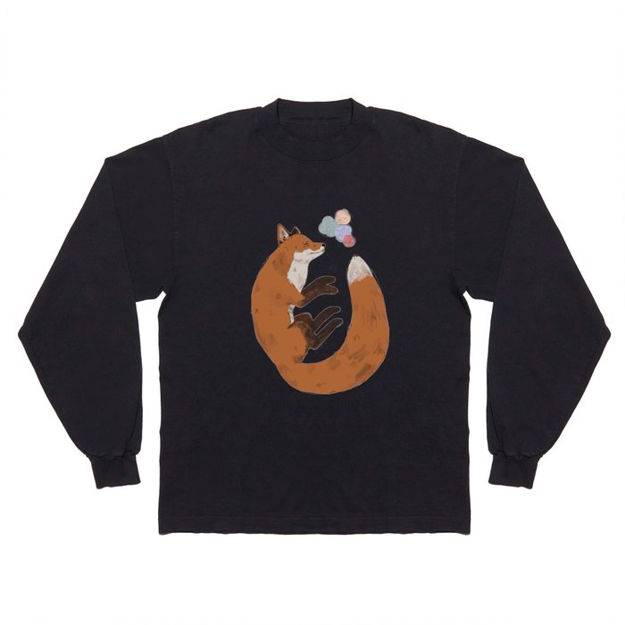 Fox Blossoms Long Sleeve T Shirt