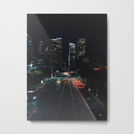Los Angeles Street Metal Print | Hdr, Usa, View, Landscape, Bigcity, California, American, Shot, Panorama, Hollywood 