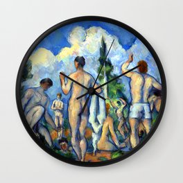 Paul Cezanne The Bathers  Wall Clock