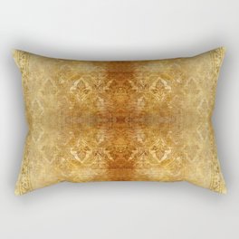 AGED GOLDEN DAMASK  Rectangular Pillow
