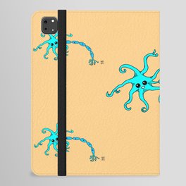 Cute neuron brain cell biology pop art illustration iPad Folio Case