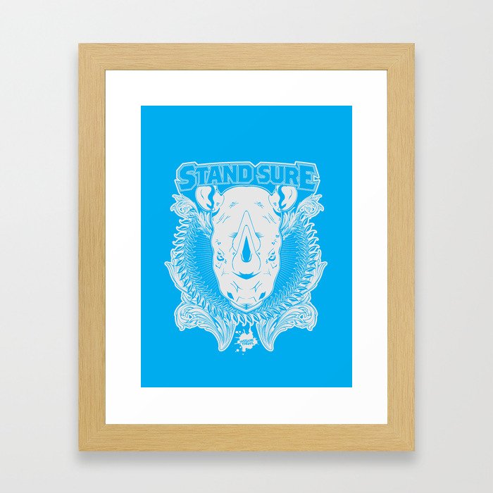 Rhino Framed Art Print