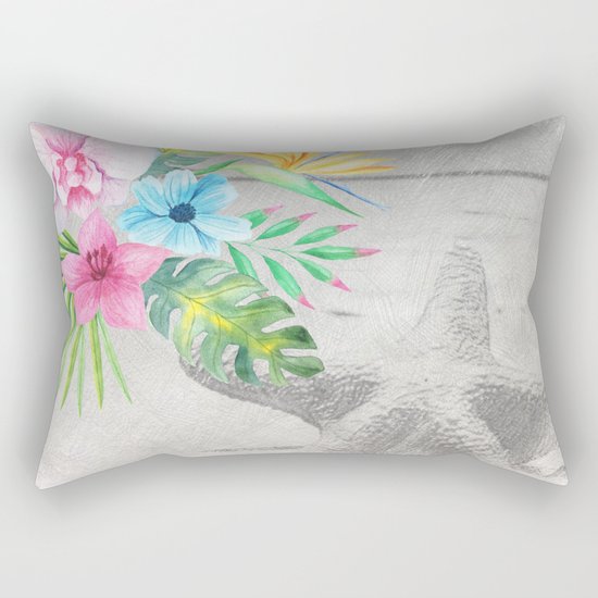 Tropical Beach #2 Rectangular Pillow