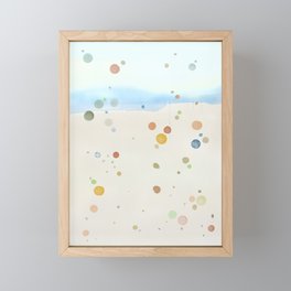 Lazy Beach Framed Mini Art Print