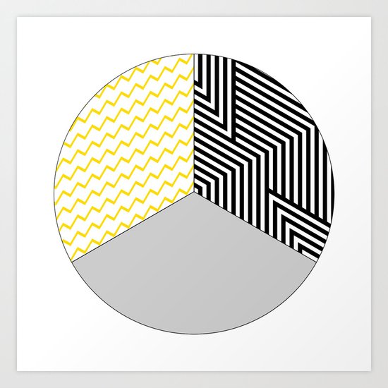 Geometric Circle #2 Art Print