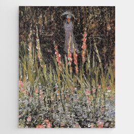 Claude Monet - In the garden, gladiolus 1876 Jigsaw Puzzle