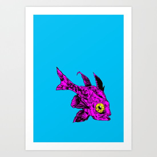fisheye Art Print