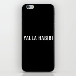 Yalla Habibi iPhone Skin