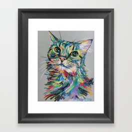 Tabby Cat Framed Art Print