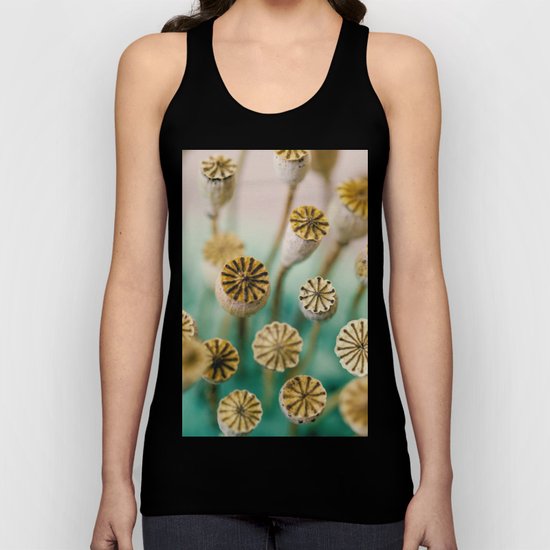 Poppy Pods Unisex Tank Top