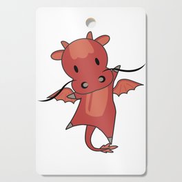 Dragon Red Fairy Tale Cute Animals For Kids Cutting Board