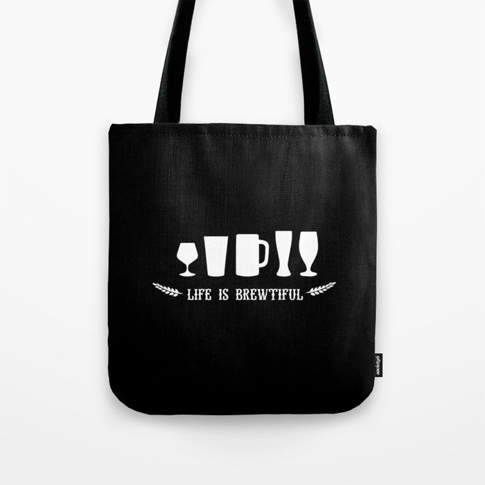life is brewtiful Tote Bag