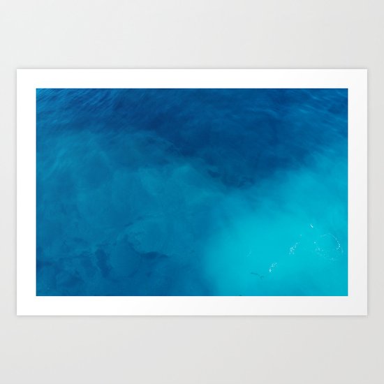 Deep Blue Wonder Art Print