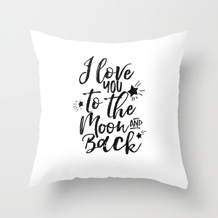 Printable Art I Love You To The Moon And Back Nursery Decor Love