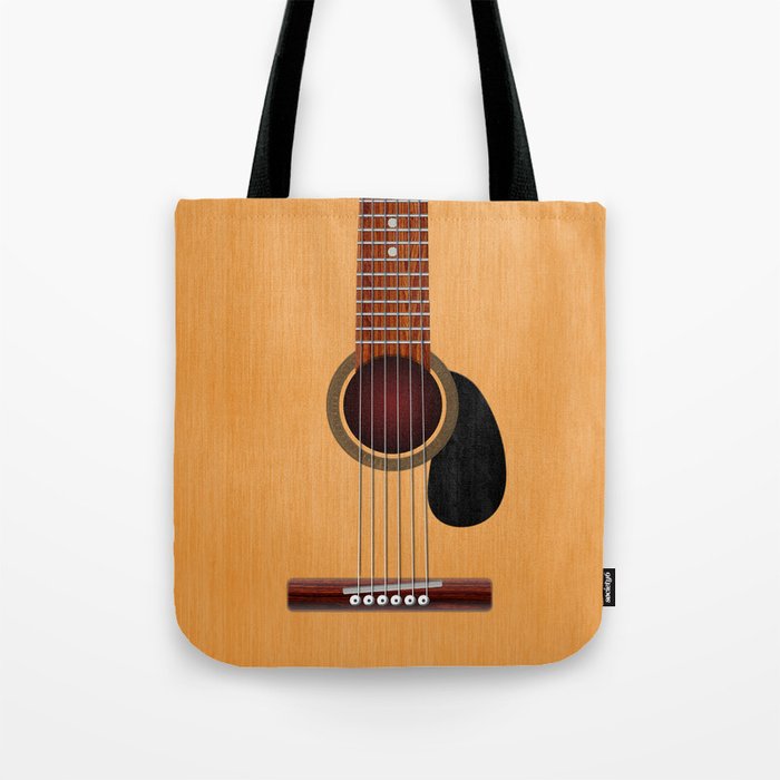 Acoustic Guitar Tote Bag by MacDonald Creative Studios Society6