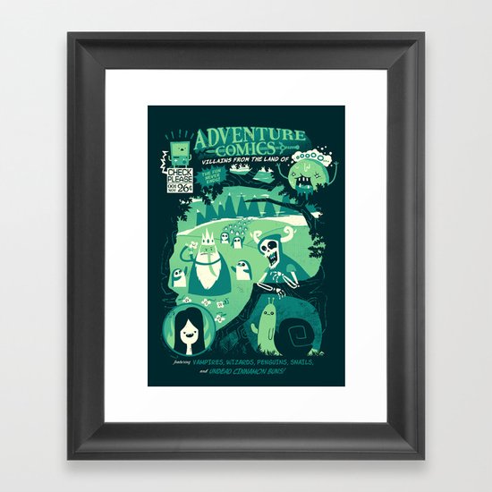 Adventure Comics Framed Art Print