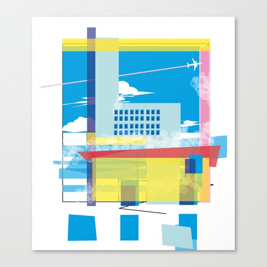 funky town Canvas Print