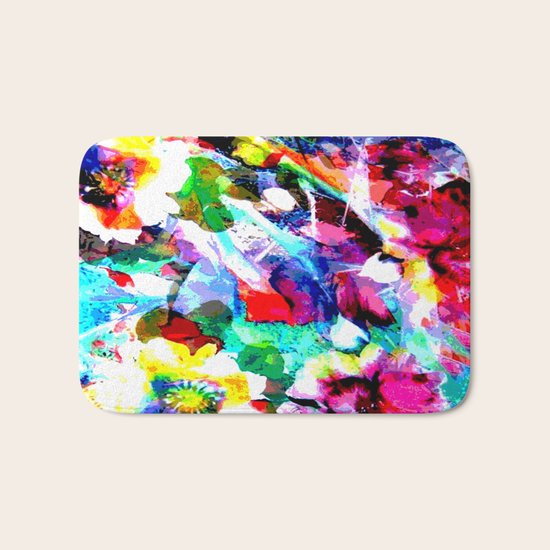 My flowers Bath Mat