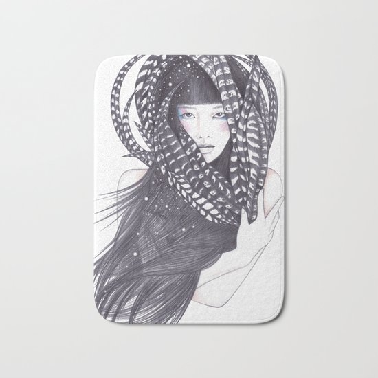 Feathers Bath Mat