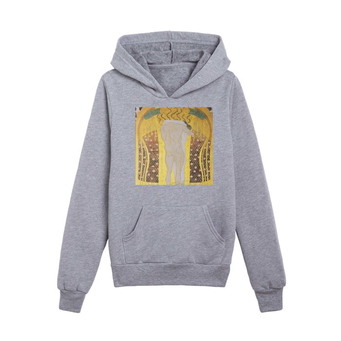 Gustav Klimt This kiss for the whole world Kids Pullover Hoodie