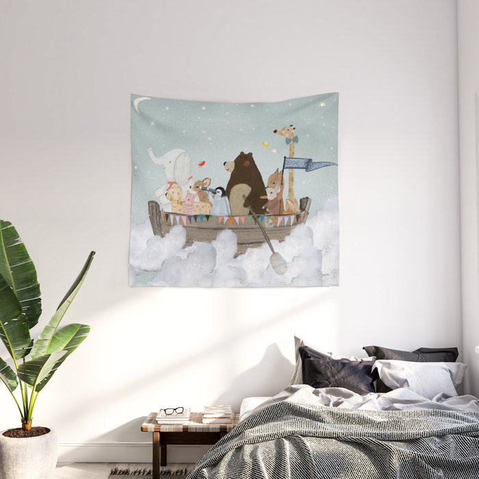 cloud sailers Wall Tapestry