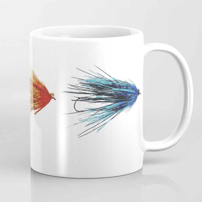Fly Fishing Flies X3 Coffee Mug
