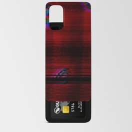 Red liquid wave Android Card Case