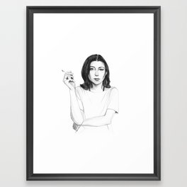 Joan Didion Framed Art Print