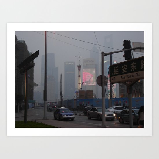 Pollution Art Print