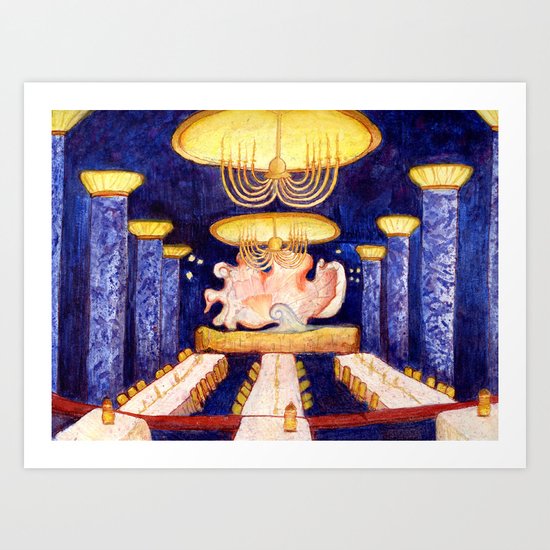 The Blue Room Art Print
