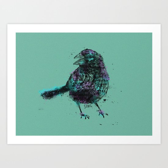 Bird song Art Print