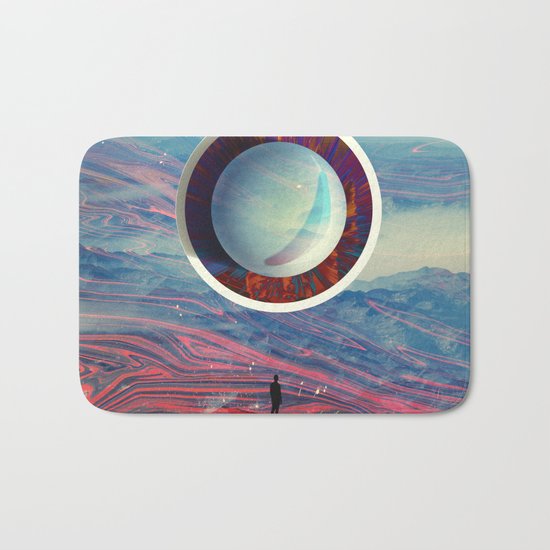 LOST AMONG THE MAGMA Bath Mat