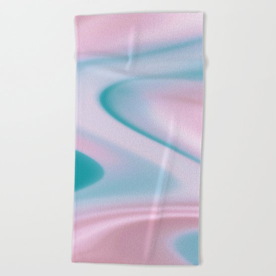 Silk Curves Beach Towel