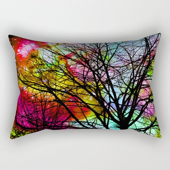 Rainbow Tree Rectangular Pillow