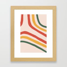 abstract colors Framed Art Print
