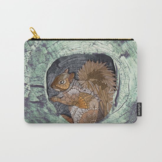 Woodland Squirrel Carry-All Pouch