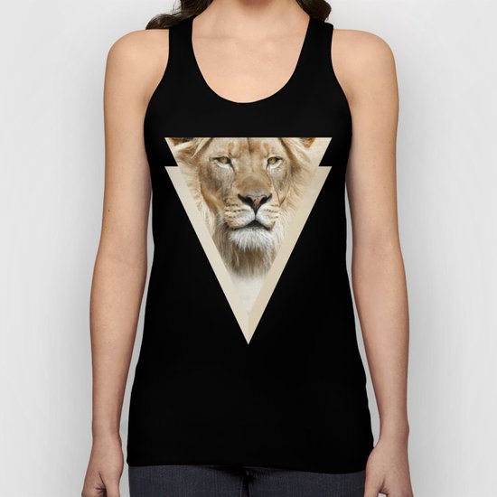 Lion Portrait Unisex Tank Top