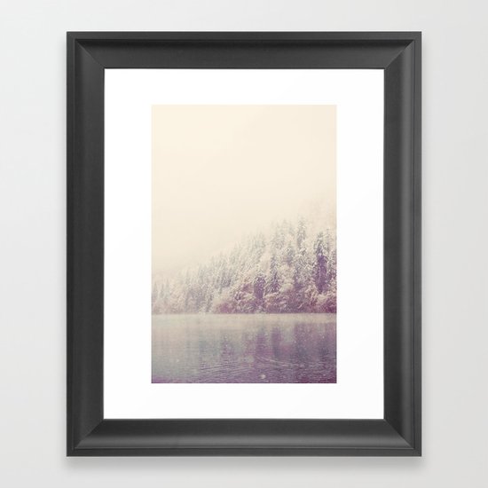 winter wonderland ... Framed Art Print