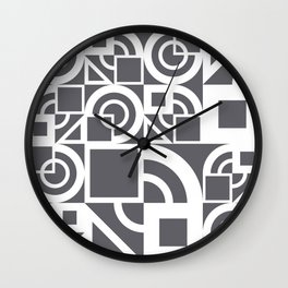 Bauhaus 39 Grey&White ed. Wall Clock