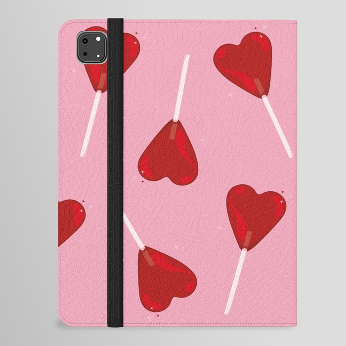  Heart Lollipop iPad Folio Case