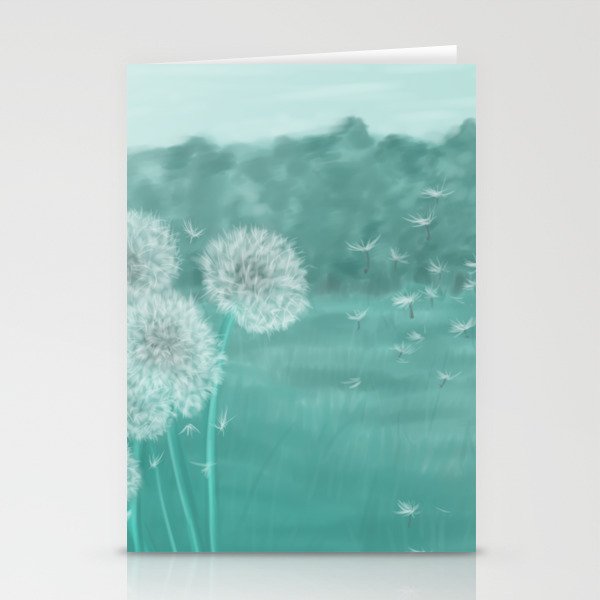 Dancing Dandelions Stationery Cards