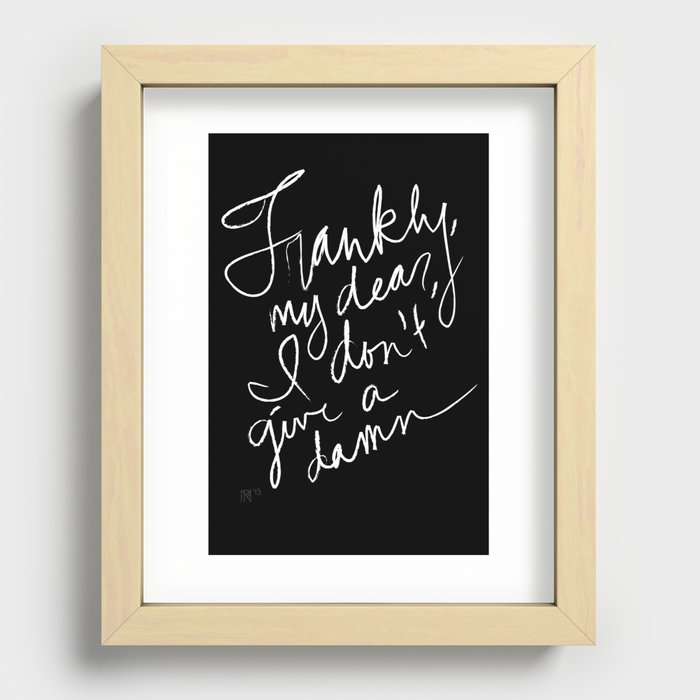 Gone With The Wind Recessed Framed Print