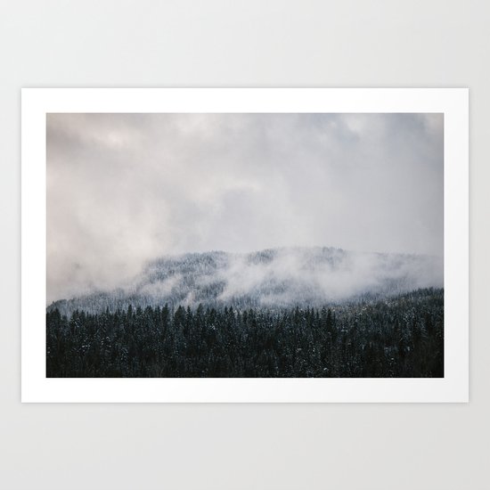 Winter V Art Print