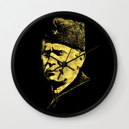 Josip Broz Tito Abstract Portrait President of Yugoslavia SFRJ Wall Clock