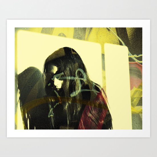 Graffiti Guerilla Art Print