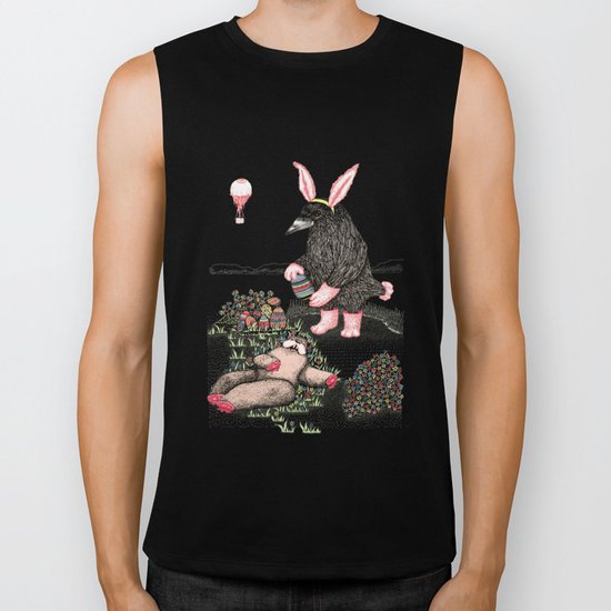 Crow Serie :: Easter Crow Biker Tank